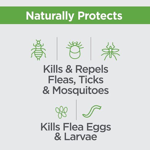 TevraPet Naturals Flea and Tick Spray for Dogs, Cats, and Home | Safe for Pets and Children | Fast Acting Essential Oils | 32 Ounces in Kuwait