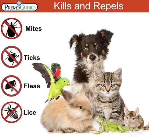 Pet Protector by Premo Guard 16 oz – Mite, Flea, Tick, & Mosquito Spray for Dogs, Cats, & Other Pets – Natural Plant Based Protection for Control, Prevention, & Treatment in Kuwait