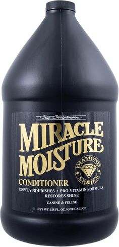 Chris Christensen Diamond Series Miracle Moisture Dog Conditioner, Groom Like a Professional, Pro-Vitamin Formula, Provides Maximum Moisture, Use on Both Dogs and Cats, Made in USA, 16 oz in Kuwait