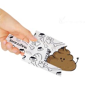 Convenient and Portable 10-Piece Pet Pooper Scooper Set with Disposable Shovels and Bags - Perfect for Dogs, Cats, and Other Small Animal in Saudi Arabia