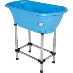 Flying Pig™ Pet Dog Cat Portable Bath Tub (Blue, 37.5"x19.5"x35.5")