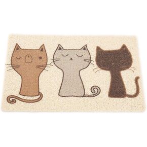 Cat Litter Mat,Super Cute Cat Feeding Placemat for Puppy Pet Food Catching,Water-Resistant,Durable and Easy to Clean. in Kuwait