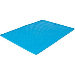 Dexas Pets Grippmat Flexible Non-Slip Pet Placemat/Spill Catcher for Dog Bowls and Cat Bowls, 13 by 19 Inches, Gray in Saudi Arabia