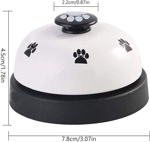 أجراس باب للكلاب من WOHENI للتدريب على استخدام الحمام، وأجراس للكلاب قابلة للتعديل لمقبض الباب، وتدريب الجراء، وكسر المنزل، والخروج من المرحاض، وأجراس عالية الصوت للغاية (أسود + أحمر) in Kuwait