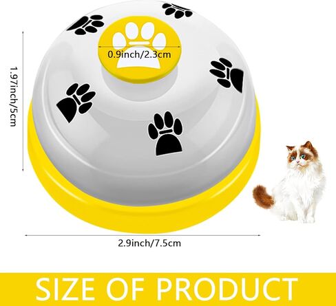 Pet Training Bells Door Bells with Non-Skid Rubber Base Call Bell Dog Doorbells Service Bell Dog Bells Tell Bell for Small Dog Cat Potty Toilet Training and Eating Communication in Kuwait