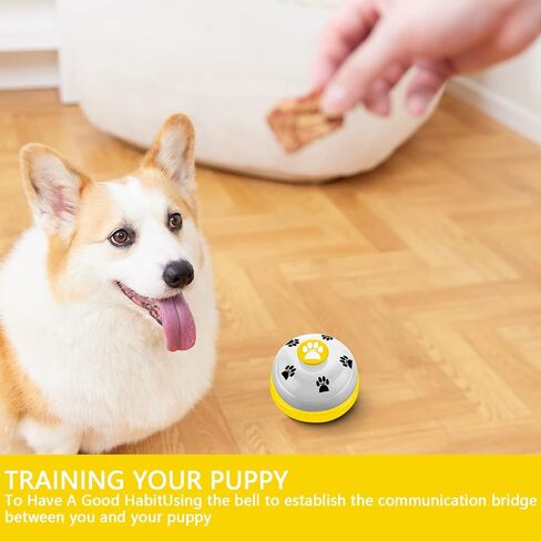 Pet Training Bells Door Bells with Non-Skid Rubber Base Call Bell Dog Doorbells Service Bell Dog Bells Tell Bell for Small Dog Cat Potty Toilet Training and Eating Communication in Kuwait