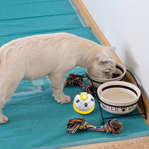 Pet Training Bells Door Bells with Non-Skid Rubber Base Call Bell Dog Doorbells Service Bell Dog Bells Tell Bell for Small Dog Cat Potty Toilet Training and Eating Communication in Kuwait