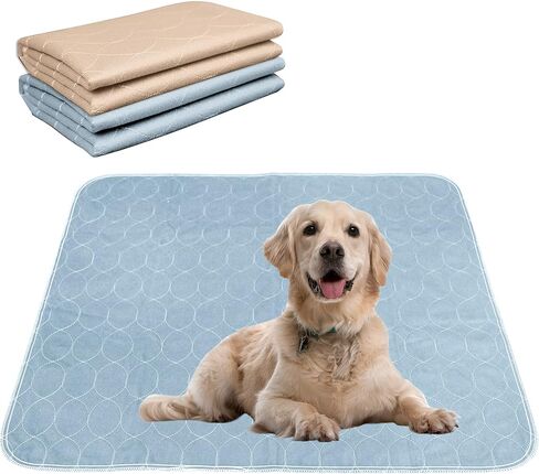 وسادات تبول للكلاب قابلة للغسل من ويجريكو، وسادات تبول قابلة لإعادة الاستخدام للكلاب، وسادات تبول للكلاب سريعة الامتصاص وقابلة للغسل - للسفر المنزلي أو القفص، وسادات مضادة للماء قابلة للغسل/وسادة تبول للكلاب قابلة لإعادة الاستخدام in Kuwait