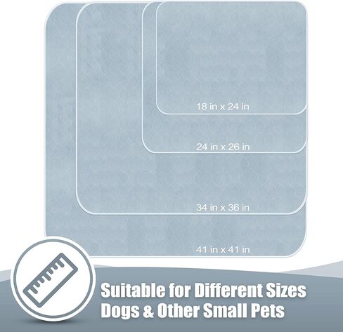 وسادات تبول للكلاب قابلة للغسل من ويجريكو، وسادات تبول قابلة لإعادة الاستخدام للكلاب، وسادات تبول للكلاب سريعة الامتصاص وقابلة للغسل - للسفر المنزلي أو القفص، وسادات مضادة للماء قابلة للغسل/وسادة تبول للكلاب قابلة لإعادة الاستخدام in Kuwait