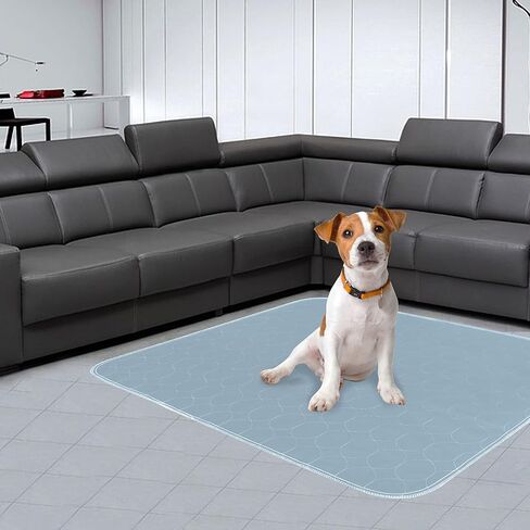 وسادات تبول للكلاب قابلة للغسل من ويجريكو، وسادات تبول قابلة لإعادة الاستخدام للكلاب، وسادات تبول للكلاب سريعة الامتصاص وقابلة للغسل - للسفر المنزلي أو القفص، وسادات مضادة للماء قابلة للغسل/وسادة تبول للكلاب قابلة لإعادة الاستخدام in Kuwait