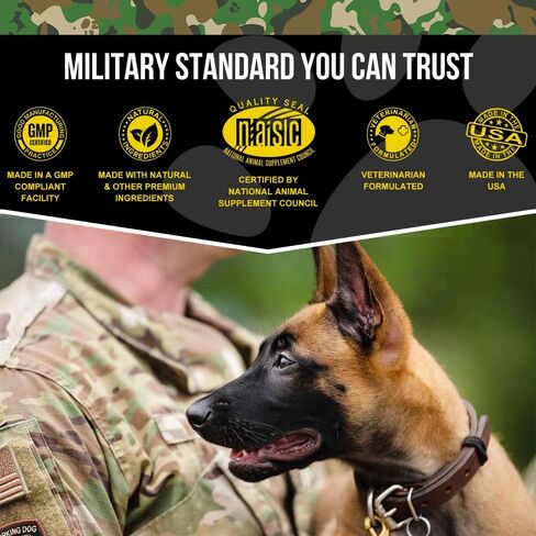 مكمل الفيتامينات المتعددة من Operation Good Boy Pet - 90 قرصًا للمضغ بنكهة كبد الدجاج - دعم يومي شامل للكلاب المحبة للحرية - معتمد من NASC - صنع في الولايات المتحدة الأمريكية in Kuwait