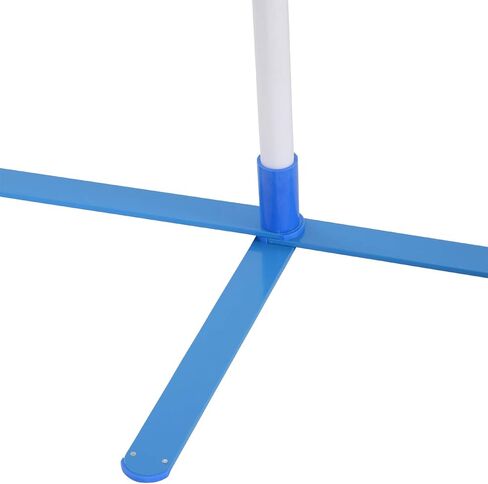 PawHut Agility Weaves Poles, Adjustable Dog Agility Kit Training Course Equipment for Puppy with Storage Bag in Saudi Arabia