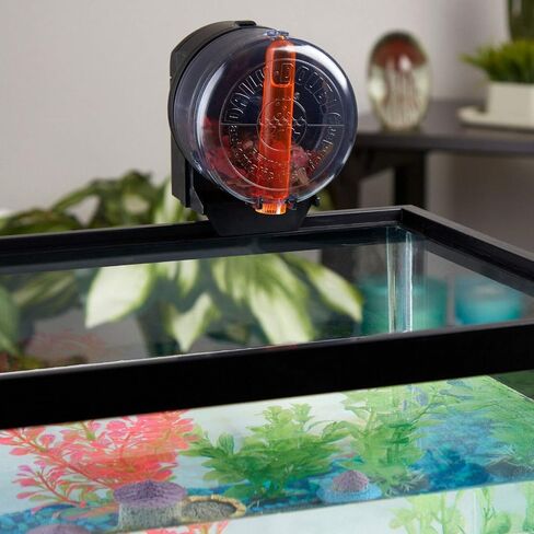 Aqua Culture Daily-Double Automatic Fish Feeder Aquarium Food Fish Battery Power in Saudi Arabia