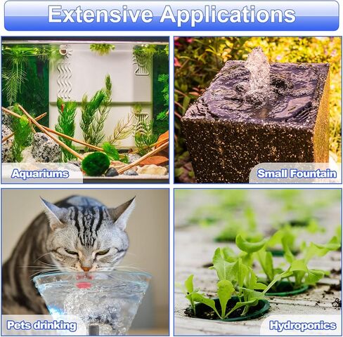 4 عبوات من مضخة مياه غاطسة صغيرة من Dreyoo، قطعتان من المضخات الصغيرة بقدرة 95 جيجا في الساعة 5 وات مع قطعتين من أنابيب بطول 3.3 قدم، وقطعتين من مضخة مياه نافورة بقدرة 400 جيجا في الساعة 25 وات مع 6 فوهات لحوض السمك وخزان الأسماك والبركة والزراعة المائية  in Kuwait