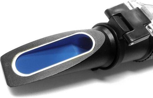 Ade Advanced Optics aaosal-B Automatic Temperature Compensation Sea Water Salinity Refractometer for Aquarium, 0% - 10% and 1.0 to 1.070 S.G. Dual Scale Hydrometer, Black in Saudi Arabia