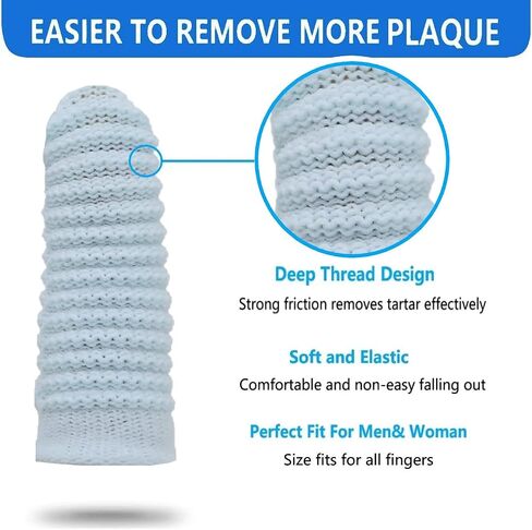 MoiiLavin Pet Toothbrush for Small Dogs Cats Large Dogs Finger Toothbrush in Saudi Arabia