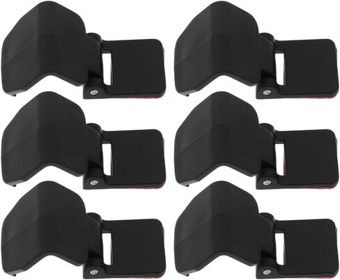 VILLCASE Food Containers Reptile Feeding Tank, 6pcs Plastic Tortoise Breeding Tank Lock Buckle, Glass Turtle Terrarium Lock Buckles Anti-Escape for Aquariums Fish Tank Reptile Box Plastic Containers in Kuwait