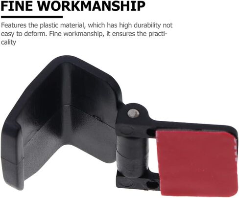 VILLCASE Food Containers Reptile Feeding Tank, 6pcs Plastic Tortoise Breeding Tank Lock Buckle, Glass Turtle Terrarium Lock Buckles Anti-Escape for Aquariums Fish Tank Reptile Box Plastic Containers in Kuwait