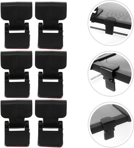 VILLCASE Food Containers Reptile Feeding Tank, 6pcs Plastic Tortoise Breeding Tank Lock Buckle, Glass Turtle Terrarium Lock Buckles Anti-Escape for Aquariums Fish Tank Reptile Box Plastic Containers in Kuwait