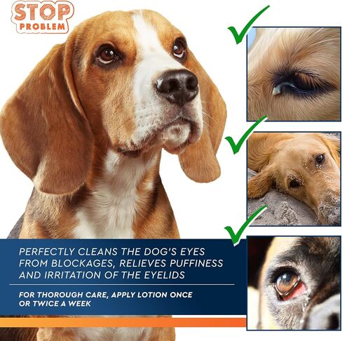 All Pets Eye Wash Drops for Relieve Pink Eye, Allergies Symptoms, Infections & Runny, Dry Eyes - Pain-Free Treatment Helps Prevent Abrasions, Irritations & Conjunctivitis in Saudi Arabia