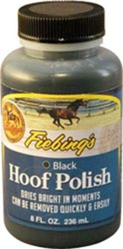 Fiebing's HFPL01P008Z Hoof Polish, Black - 8 oz in Saudi Arabia