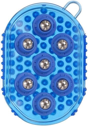 Tough-1 Rubber Jelly Massage Mitt Blue in Kuwait