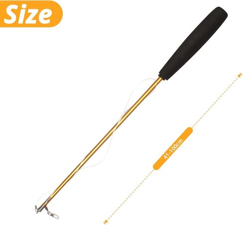 Jegtew Cat Worm Toy Refills, 11 Pcs Cat Toys Wand Replacement Accessories, Cat Wand with Bell, Interactive Cat Toy Wand Worm Refills for Cats in Kuwait