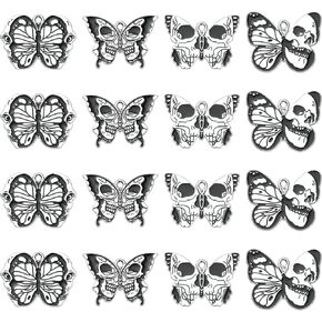 KitBeads 20pcs Enamel Tarot Card Charms Constellation Black Moon Star Celestial Pendant Charm for Jewelry Making Bracelets Bulk