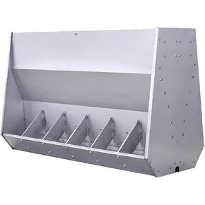 MOTGUV Stainless Steel Double-Sided Feeding Trough for Pig, Cattle, and Sheep for Conservation and Fattening Equipment Feed Trough in Saudi Arabia