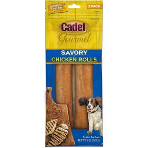 Cadet Gourmet Savory Chicken Rolls Rawhide Alternative Savory Rolls 6 oz. in Kuwait