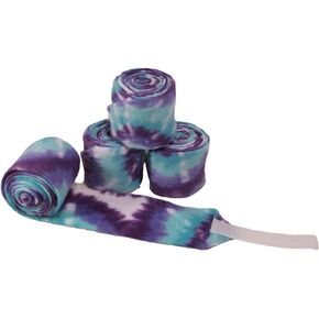 Big Black Horse Purple Swirl Fleece Polo Leg Wraps - Set 4 (Mini) in Saudi Arabia