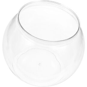 Glass Bubble Bowl Plastic Ivy Bowls Mini Fish Tank Fish Bowl Plastic Round Bowl Unbreakable Aquarium Transparent Vase for Prizes Centerpieces Party Decoration Supplies in Kuwait