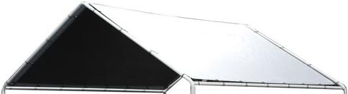 Silver/Black Dog Kennel Cover/Tarp Only in Saudi Arabia
