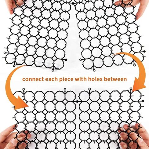 Oceanpax 12 Pack 8.5 X 6.5 Inch Square Cat Scat Mats for Cats with Spikes, Prickle Strips from Digging Cat Deterrent Outdoor Include 6 Staples and 6 Zip Ties in Saudi Arabia