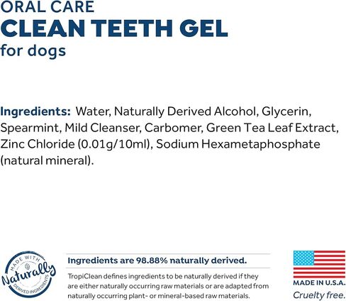 Fresh Breath Certified Wellness Collection Vet Strength Oral Care Clean Teeth Gel, 4oz - Freshens Dog Breath - Removes Plaque & Tartar - Cleans Teeth - Dog Dental Care - No Brushing Required in Saudi Arabia
