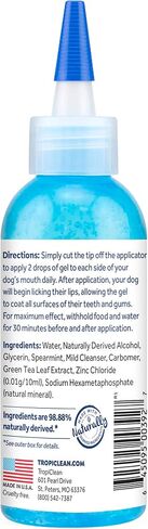 Fresh Breath Certified Wellness Collection Vet Strength Oral Care Clean Teeth Gel, 4oz - Freshens Dog Breath - Removes Plaque & Tartar - Cleans Teeth - Dog Dental Care - No Brushing Required in Saudi Arabia