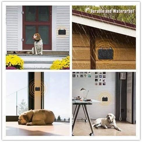 UANAX Sonic Barking Deterrents Control Device,Ultrasonic Dog Bark Deterrent,Upgrade Mini Sonic Repellent 50 FT Range,Ultrasound Silencer No Bark Training Control Device Security for Dogs, Medium in Saudi Arabia