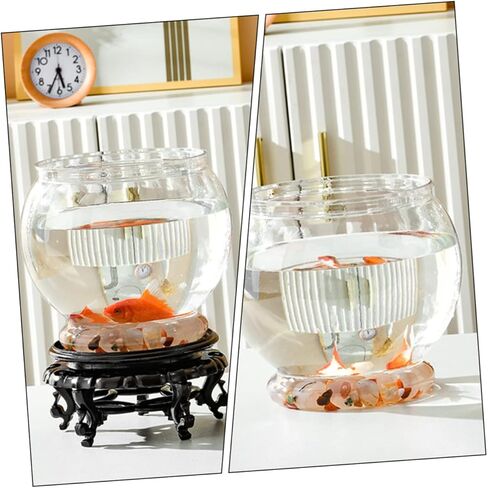 DOITOOL خزان الأسماك وعاء زارع البلاستيك فقاعة زهرية المائية خزان الأسماك الزجاج زارع الجرار محطة انتشار النبات وعاء تررم النبات ديكور خزان الأسماك غلوب وعاء السمك زخرفة خزان الأسماك in Kuwait