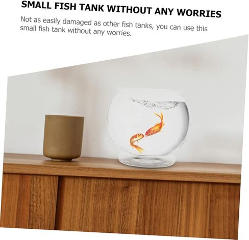 DOITOOL خزان الأسماك وعاء زارع البلاستيك فقاعة زهرية المائية خزان الأسماك الزجاج زارع الجرار محطة انتشار النبات وعاء تررم النبات ديكور خزان الأسماك غلوب وعاء السمك زخرفة خزان الأسماك in Kuwait