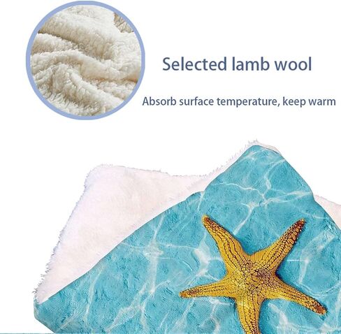 White and Blue Pet Products Self-Warming Pet Pad Mountain Winter Peaks Landscape for Dog Bed Kennel Crate Car Seat Furniture Couch Sofa Scenic 14" x 18" in Saudi Arabia