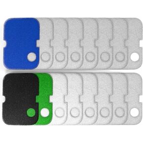 Think Crucial Replacement Aquarium Canister Filters - Compatible with Cascade 700, 1000, CCF2UL & CCF3UL (16 Pack) in Kuwait