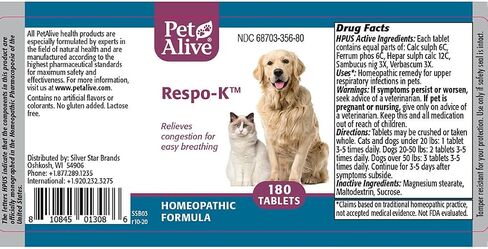 Native Remedies 352411 PetAlive® RespoCough Protect ComboPack for Pets in Saudi Arabia