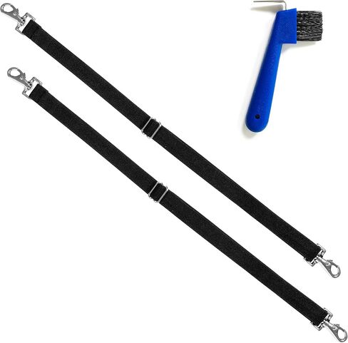 Magerdy Fields Horse Blanket Leg Straps Replacement - Includes Horse Hoof Pick in Kuwait