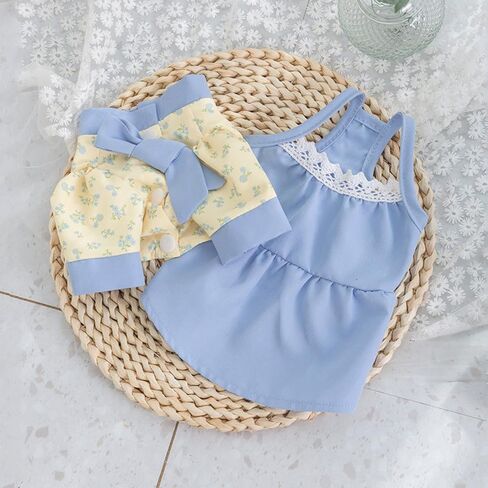 Dog Dress Dog Princess Dresses Outfit Puppy Dog Skirt Lace Shining Embroiderd Bowknot Pet Clothes Girl for Wedding Birthday Party Cat Apparel XX-Large in Saudi Arabia