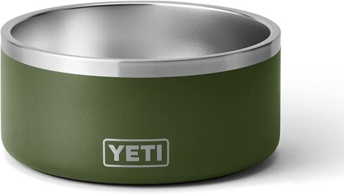 وعاء الكلب YETI Boomer 8، من الفولاذ المقاوم للصدأ، غير قابل للانزلاق، يحمل 64 أونصة، أسود in Kuwait