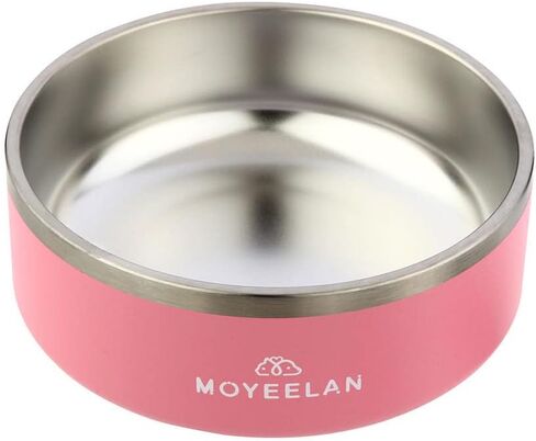 وعاء كلب أزرق كبير من الفولاذ المقاوم للصدأ بسعة 64 أونصة مع قاعدة مضادة للانزلاق، متين ومقاوم للصدأ للاستخدام طويل الأمد؛ يتميز بتصميم عميق وواسع للفم لتناول الطعام والشرب بشكل مريح. in Kuwait