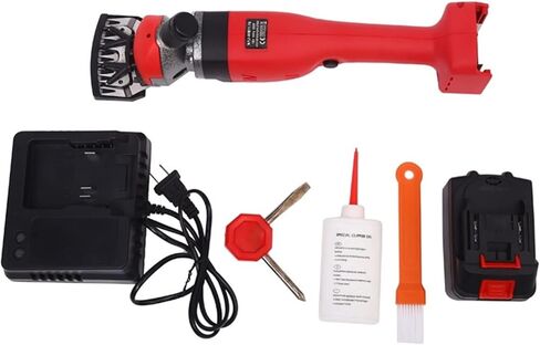 DOOKAA Sheep shears800W Rechargeable Electric Farm Supplies Animal Grooming Shearing Clipper Sheep Goat Shears Electric Clippers, Farm Supplier(Color:a,Size:2) in Kuwait