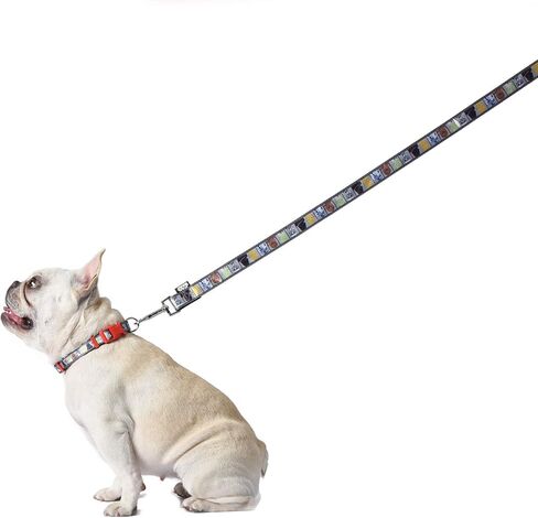Star Wars for Pets The Mandalorian This is The Way 4 Foot Dog Leash, 48 Inches | Orange 4 Ft Dog Leash Easily Attaches to Any Dog Collar or Harness | Mandalorian Nylon Dog Leash 4 Feet for All Dogs in Saudi Arabia