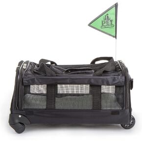 Sherpa Delta Airlines Travel Pet Carrier, Airline Approved & Guaranteed On Board - Black, Medium in Saudi Arabia