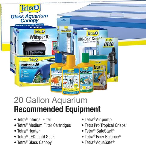 Tetra 29 Gallon Glass Aquarium, Rectangular Fish Tank in Kuwait